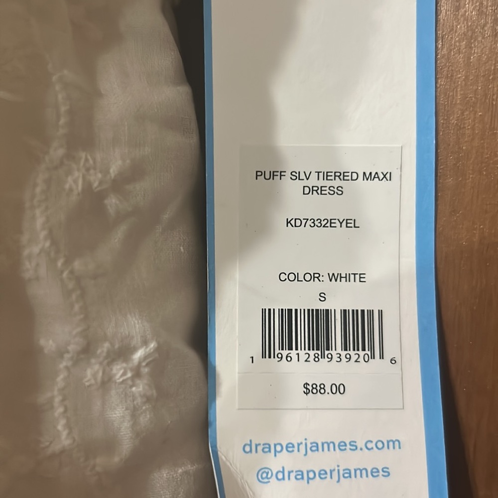 Draper James White Eyelet Maxi Dress - Picture 4 of 7